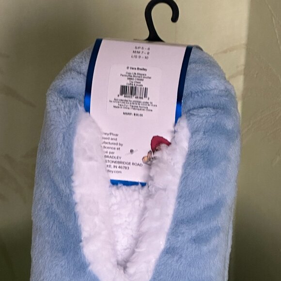 VERA BRADLEY DISNEY PIXAR COZY LIFE SLIPPERS:NWT TOY CHEST "SLINKY" - Picture 5 of 7